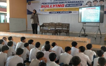 Cegah Bullying dan Narkoba, Polres Ngawi Sambangi Sekolah
