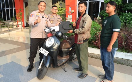 Tiga Motor Korban Curanmor Kembali Berkat Kerja Keras Polisi